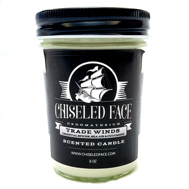 Trade Winds Scented Candle - Chiseled Face
